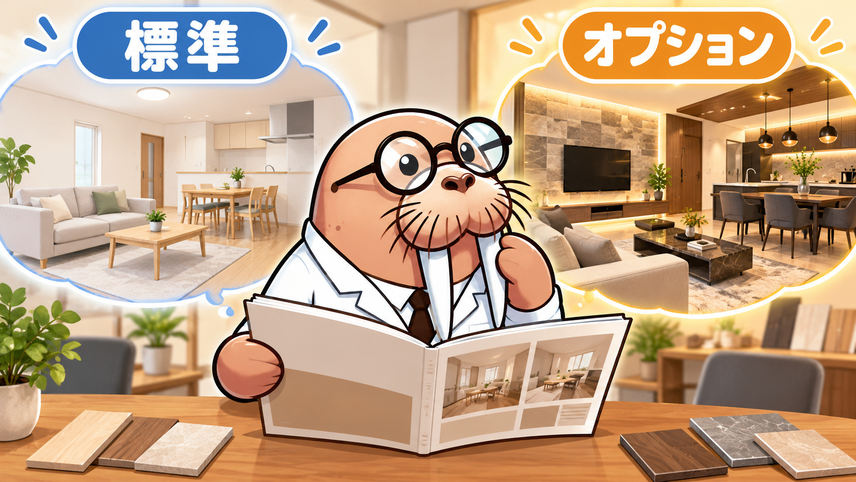 ハウスメーカーの標準仕様とオプションの違い｜価格差の理由と確認方法【第15室】