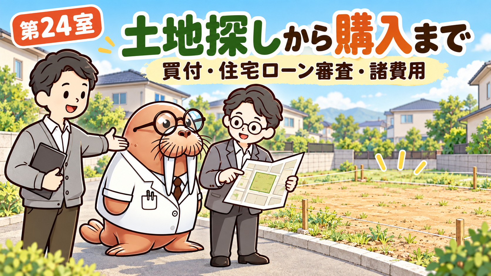 土地探しから購入まで｜買付・住宅ローン審査・諸費用を実体験で紹介【第24室】